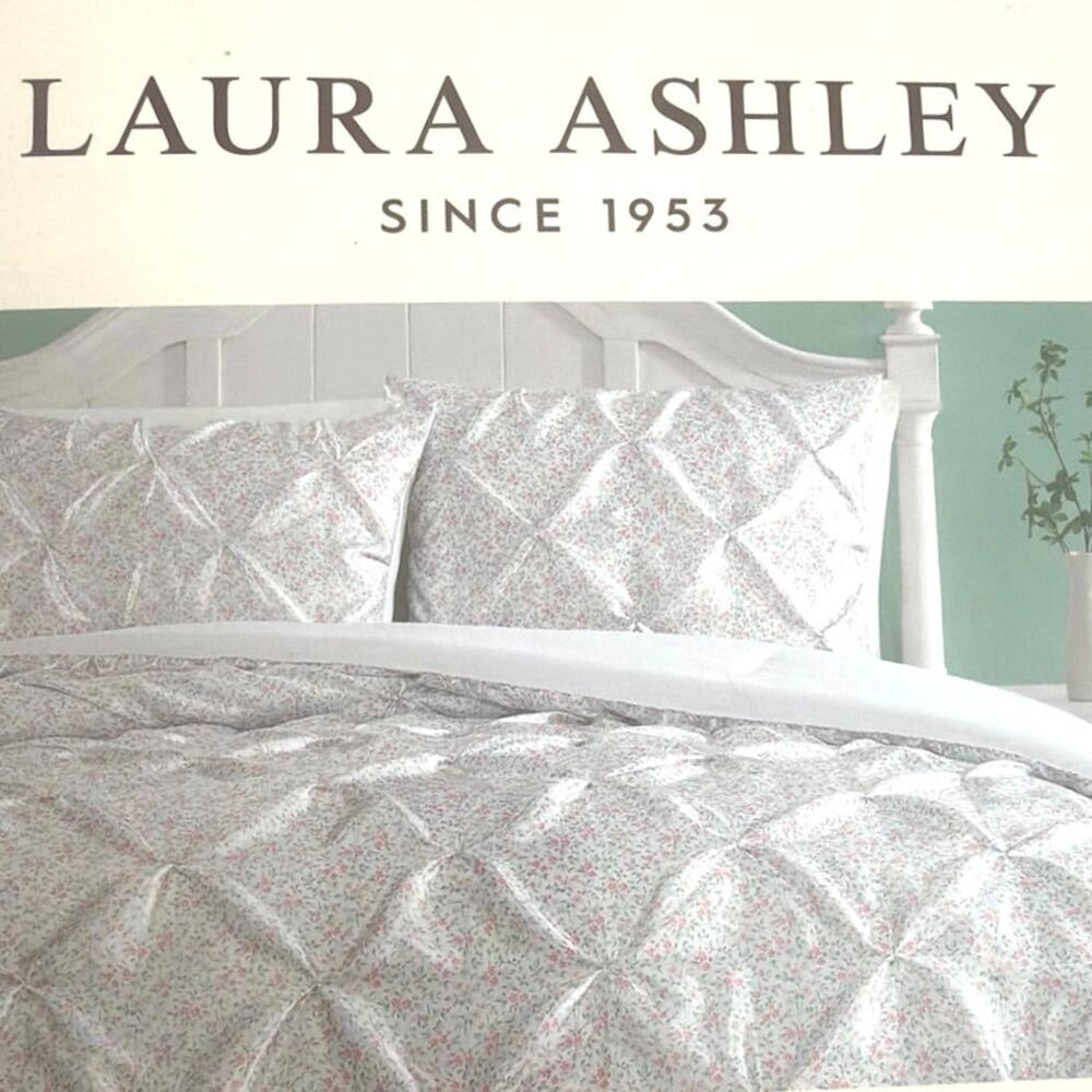 Tierney Pink Twin XL Satin Pintuck Comforter Set New NWT